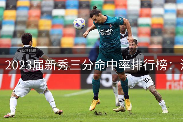 2023届新秀三分命中率排行榜：沃克与萨瑟并列榜首